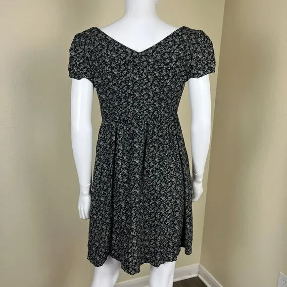 Denim & Supply Ralph Lauren Women Size S Ditsy Floral Mini Skater Babydoll Dress - Picture 5 of 16